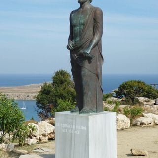 Statue of Kleoboulos, Lindos