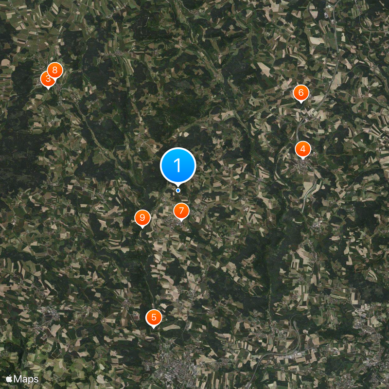Mühlviertel Map