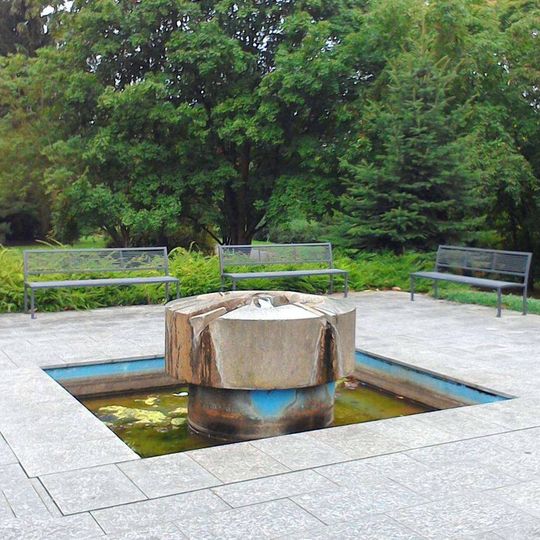 Kašna v parku v Táboře