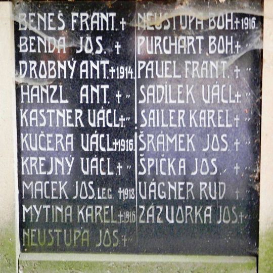 Pomník padlým z 1. světové války v Černochově