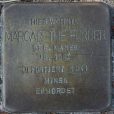 Stolperstein en memoria de Margarethe Ferber