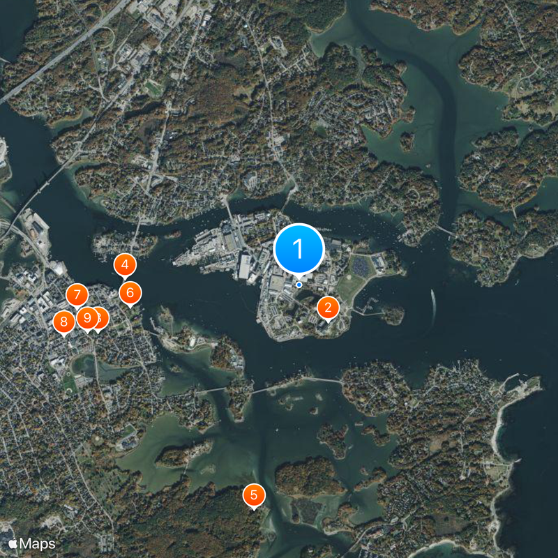 Portsmouth Naval Shipyard Mapa