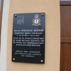 Pamětní deska Stanislava Rejthara v Kuroslepech