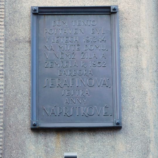 Plaque to Barbora Serafinová