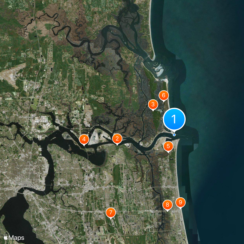 St. Johns River Map