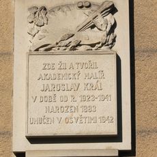 Pamětní deska Jaroslava Krále