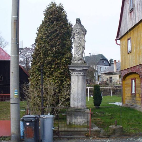 Socha Panny Marie na Náměstí v Jiříkově