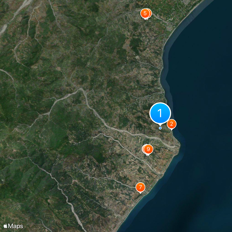 Roseto Capo Spulico Map
