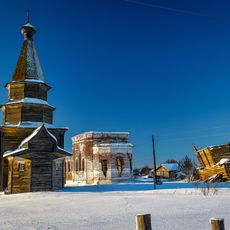 Погост Рато-Наволок - комплекс деревянных церквей (Погост (Емецкая с/а))