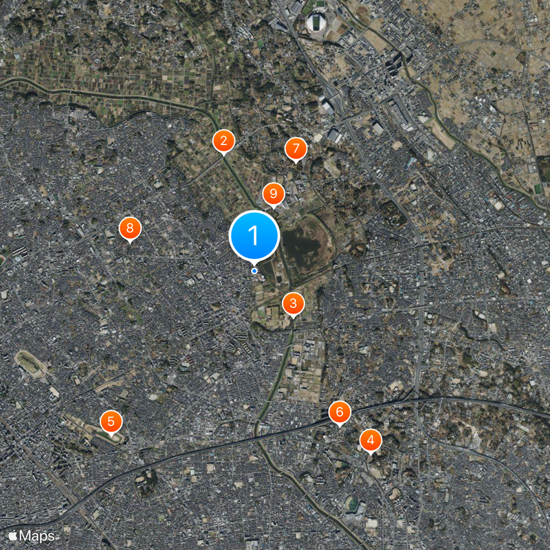 Urawa Akenohoshi Girls Junior & Senior High School Map