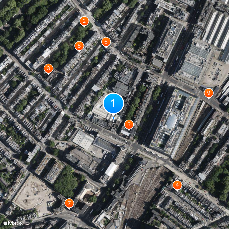 Victoria Coach Station Map