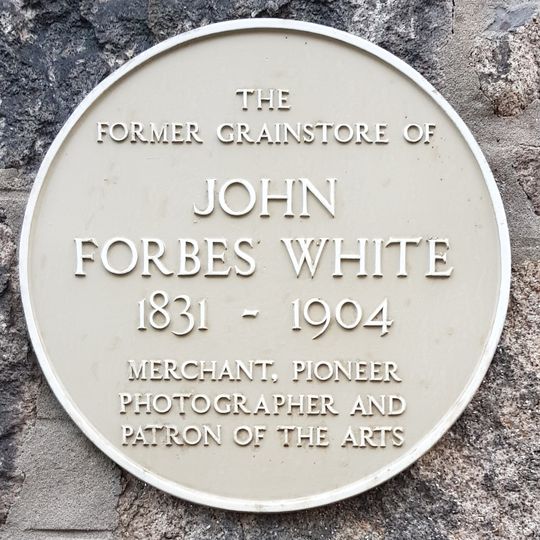 Commemorative plaque to John Forbes White