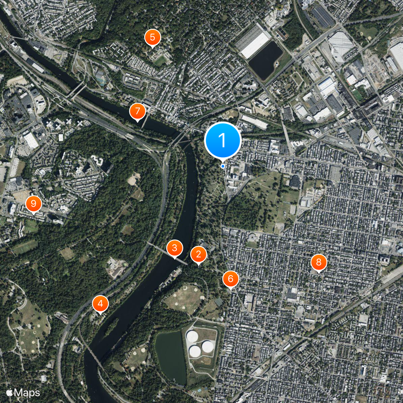 Laurel Hill Cemetery Mapa