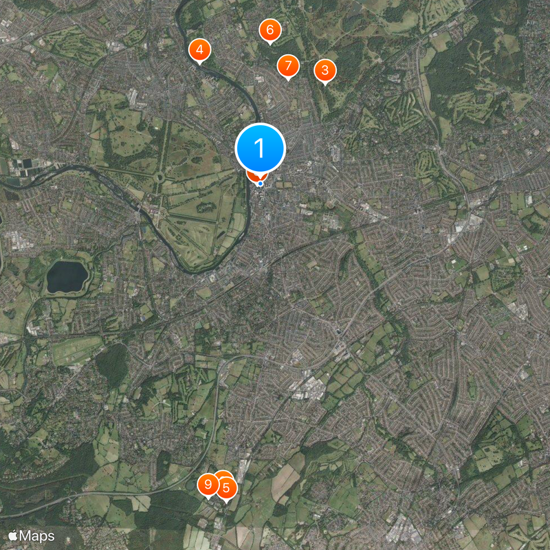 Royal Borough of Kingston upon Thames Karte