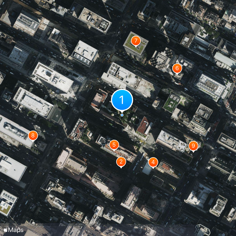 Radio City Music Hall Mapa