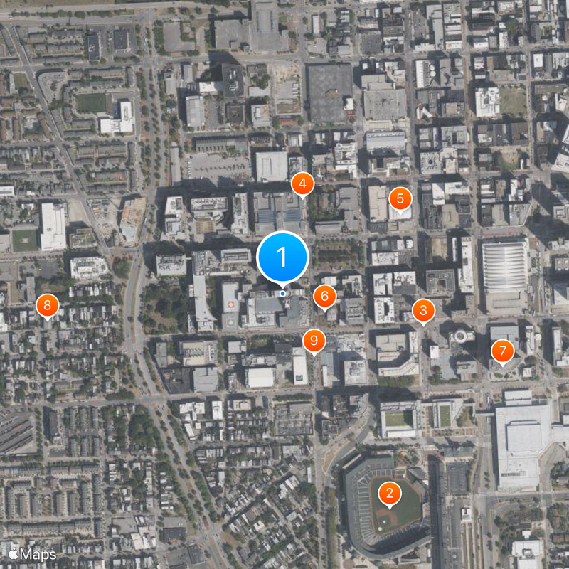R Adams Cowley Shock Trauma Center Map