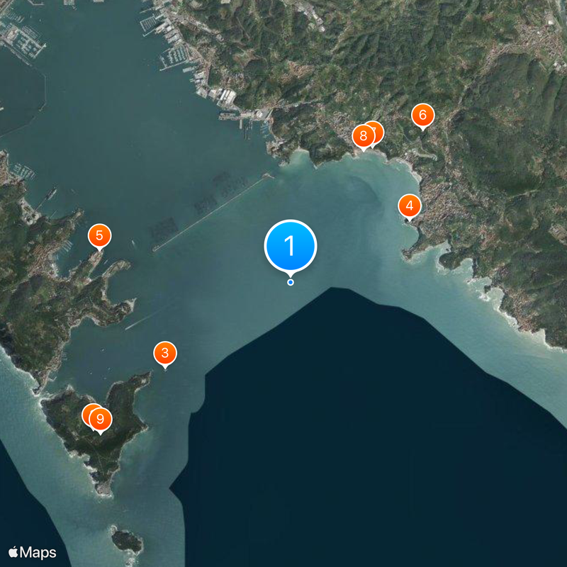 Gulf of La Spezia Map