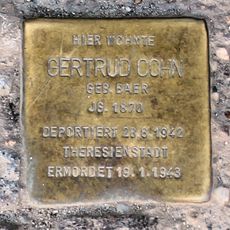 Stolperstein en memoria de Gertrud Cohn
