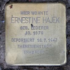 Stolperstein em memória de Ernestine Hajek