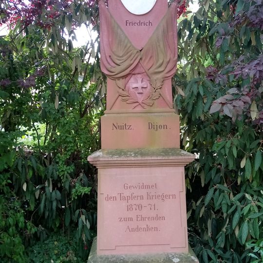 Franco-Prussian War memorial in Sachsenflur