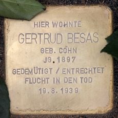 Stolperstein dedicated to Gertrud Besas