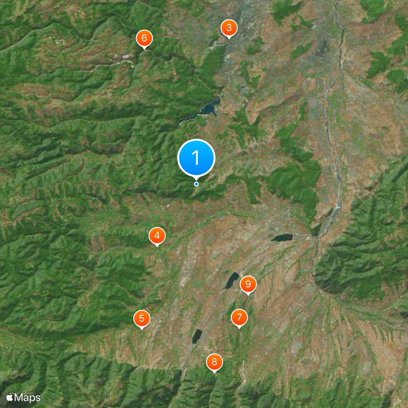 Prislop Monastery Map