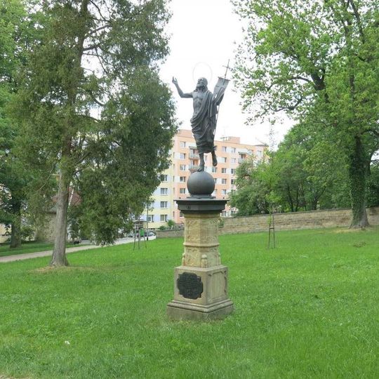 Socha Krista u kaple Proměnění Páně v Rychnově nad Kněžnou