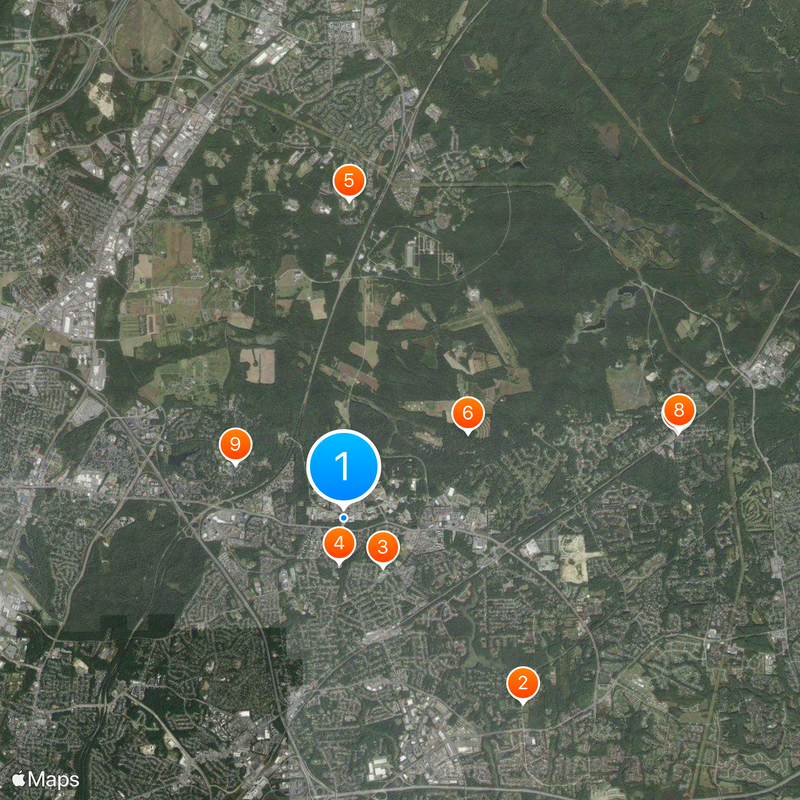 Goddard Space Flight Center Map