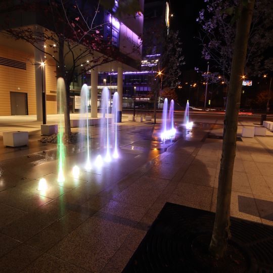 Fountain near B building of BB Centrum