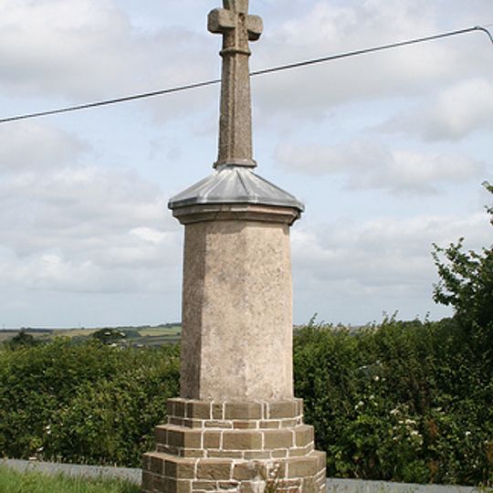 Wayside cross known as Hudscott Cross at Winson Cross