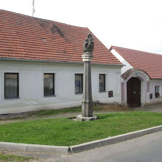 Socha svaté Anny v Merklíně