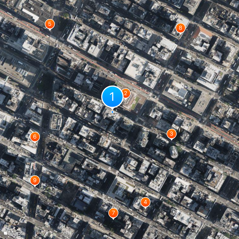 WKTU Map