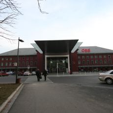 Station building of Klagenfurt Hauptbahnhof
