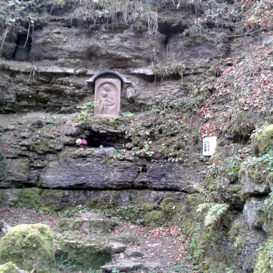 Marienbild in der Haßfurtschlucht