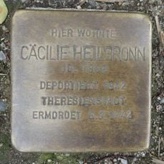 Stolperstein dedicated to Cäcilie Heilbronn