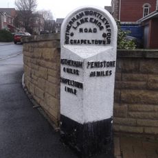 Milepost Opposite Junction With Bevan
