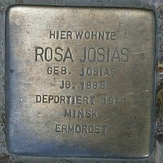 Stolperstein dedicated to Rosa Josias