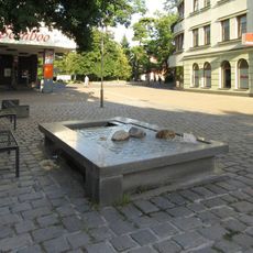 Kašna v Šumperku na Hlavní třídě