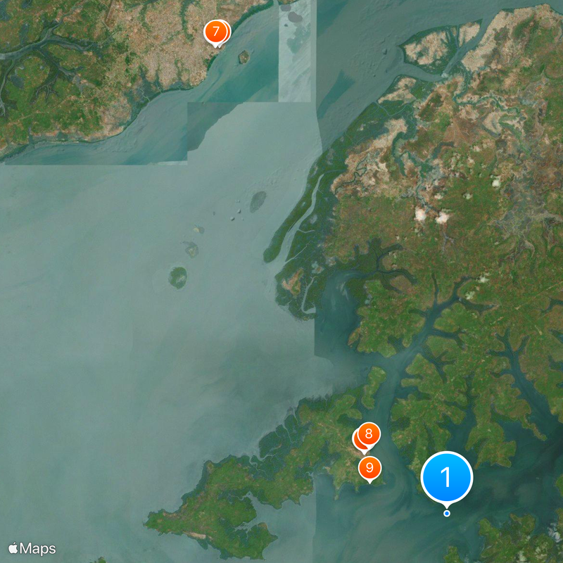 Grande de Buba River Map