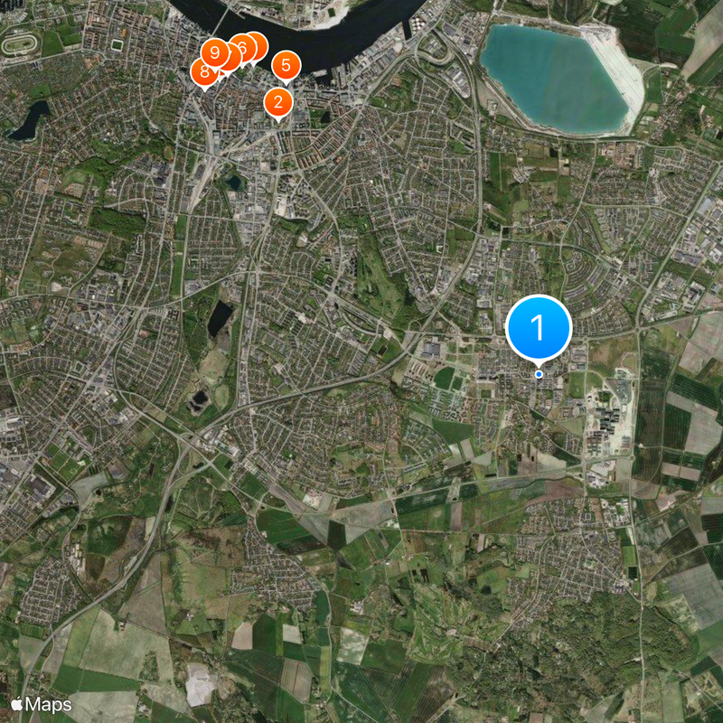 Aalborg University Map