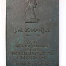 Gedenktafel J. M. Romanjuk