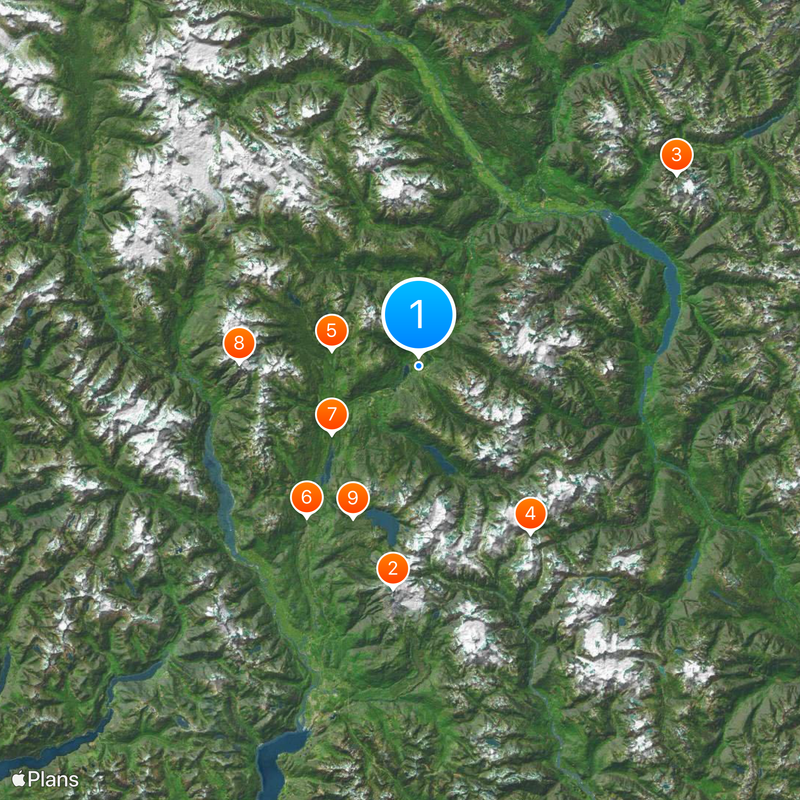 Whistler Blackcomb Carte