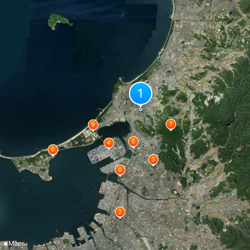 Jyoto High School, Fukuoka Institute of Technology Map