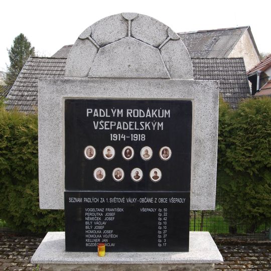 Pomník padlým ve Všepadlech