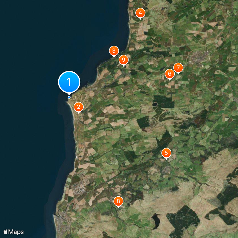 Castello di Turnberry Mappa
