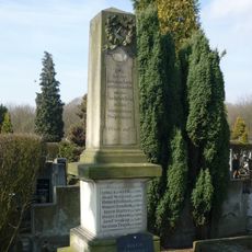 Pomník katastrofy na dole Svěží štěstí roku 1900