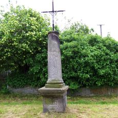 Křiž ve Vrchotových Janovicích na rozcestí u čp. 126