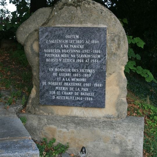 Monument to the victims of the war years 1805-1809 and to Norbert Brassine