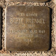 Stolperstein voor Grete Frenkel