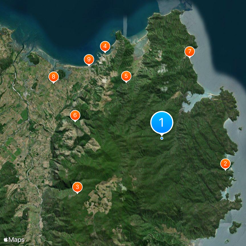Abel Tasman National Park Map